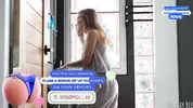 Morning sex in the bathroom after a shower / real homemade