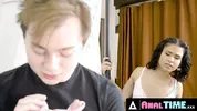 ANALTIME.XXX - Naughty Babysitter Gets Her Tight Ass Plumbed While Babysitting A Teen Boy