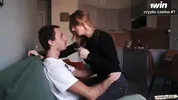 Real loving couple having intense sex in genuine porn