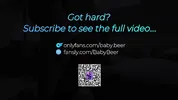 White stockings slut gets rough doggystyle, missionary & covered in cum - BabyBeer