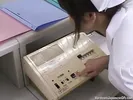 Filthy japanese nurse sucks cocks and nipples