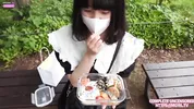 MgirlTV - Dangerous outdoor blowjob. Took SugarBaby for a walk in the park. suck my dick