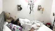 Hot lesbians have sex scissoring until they cum