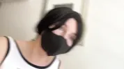 Recreating poses from HENTAI with a cute goth girl