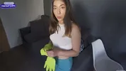 Poor Latina maid is fucked in the ass by her boss
