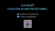 While My Husband is working, I Fuck his Best Friend like a Slut and he Cums on My Pussy - BabyBeer