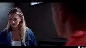 Blonde Secretary Facefucked in Prison - Working Girl Freeze Fucked by Stranger