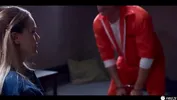 Blonde Secretary Facefucked in Prison - Working Girl Freeze Fucked by Stranger