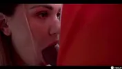 Blonde Secretary Facefucked in Prison - Working Girl Freeze Fucked by Stranger