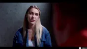 Blonde Secretary Facefucked in Prison - Working Girl Freeze Fucked by Stranger