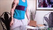 JERKAOKE – Blonde PAWG Teen Kay Carter Catches You Jerking Off