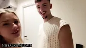 Sexy blonde British Tinder babe gets mouth full of cum after a night of clubbing - Miss Alice Wild