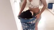 I find my neighbor alone with a tremendous round ass and fill her with cum for bitch