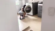 I find my neighbor alone with a tremendous round ass and fill her with cum for bitch