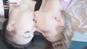 Who's deeper? part 2 - Threesome witsh college girl