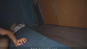 DAY 1 - First Share Bed Step son dreams of fuck Step mom, but unexpected to cum inside!