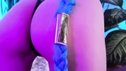 Instanely hot Jinx craves to masturbate her juicy pussy and pet her tits