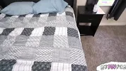 Sweet ginger teen gets caught pranking step-dad