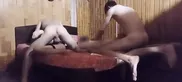 Husband and wife get fucked on the same bed