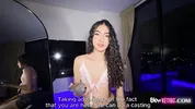 18yo Curly-Haired Latina Gives Insane Deepthroat and Gets Fucked to Orgasm