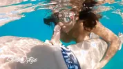 Sheila Ortega Sucking & Fucking me underwater meanwhile snorkeling