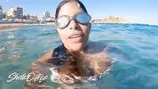 Sheila Ortega Sucking & Fucking me underwater meanwhile snorkeling