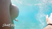 Sheila Ortega Sucking & Fucking me underwater meanwhile snorkeling