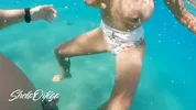 Sheila Ortega Sucking & Fucking me underwater meanwhile snorkeling