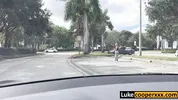 Insanely Sexy Aussie Hayley Davies Fucking Uber Driver In Car