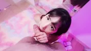 Cum All Over My Face ! Ahegao Blowjob with Japanese Babe