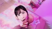 Cum All Over My Face ! Ahegao Blowjob with Japanese Babe