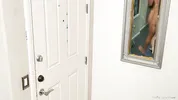 Johnny Sins - Petite Babe Shows Up Horny and Gets Fucked Hard Against the Front Door