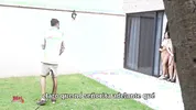 Orgy with the gardener, I teach them how to ride a good cock