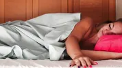 Romantic morning wake up sex with cumshot between her legs
