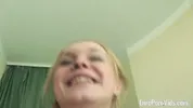 A cheerful eighteen-year-old has a little bit of fun fucking with her brother's handsome friend