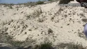 cute 18 year girl with perfect body naked at beach