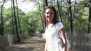 cute 18 year girl with perfect body naked at beach