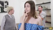 CUCK4K. Whore doesn’t mind to suck a huge dick and look into her hubby’s eyes