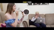 CUCK4K. Whore doesn’t mind to suck a huge dick and look into her hubby’s eyes