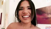Big Booty And Huge Tit Latina Summer Col Cums Hard With A Cock Up Her Ass