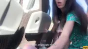 Crazy Man Takes Out His Cock On Public Bus - But Girl Doesn't Lose Her Head And Helps Him Cum