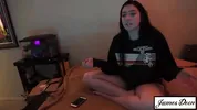 Real Hookup in her bedroom