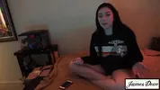 Real Hookup in her bedroom