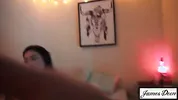 Real Hookup in her bedroom