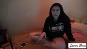 Real Hookup in her bedroom