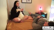 Real Hookup in her bedroom