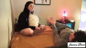 Real Hookup in her bedroom