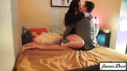 Real Hookup in her bedroom