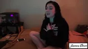 Real Hookup in her bedroom