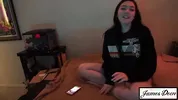 Real Hookup in her bedroom